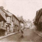 Fore Street, Hatfield's first telephone exchange on the left.
