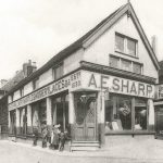 Sharp's Shop, running through from Fore Street to Church Street.