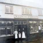 Great North Road, The Welwyn Stores seems to have had a shop here for a time. The shop later became Worrell's shoeshop.